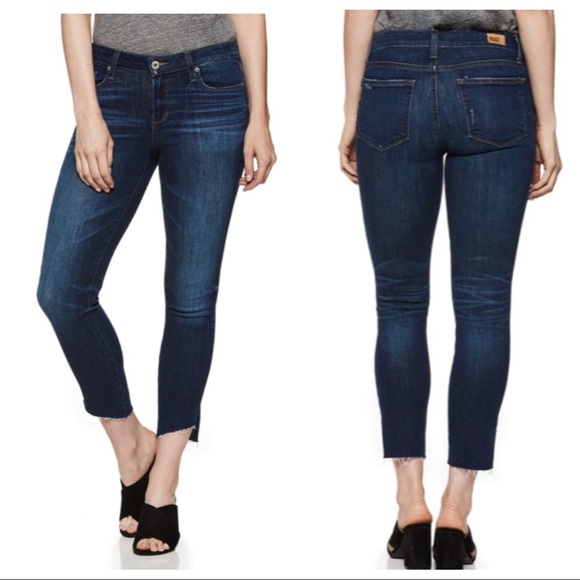 PAIGE Denim - Paige Verdugo Transcend Vintage Raw Hem Crop Jeans